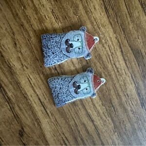 Bear Or Man Earrings